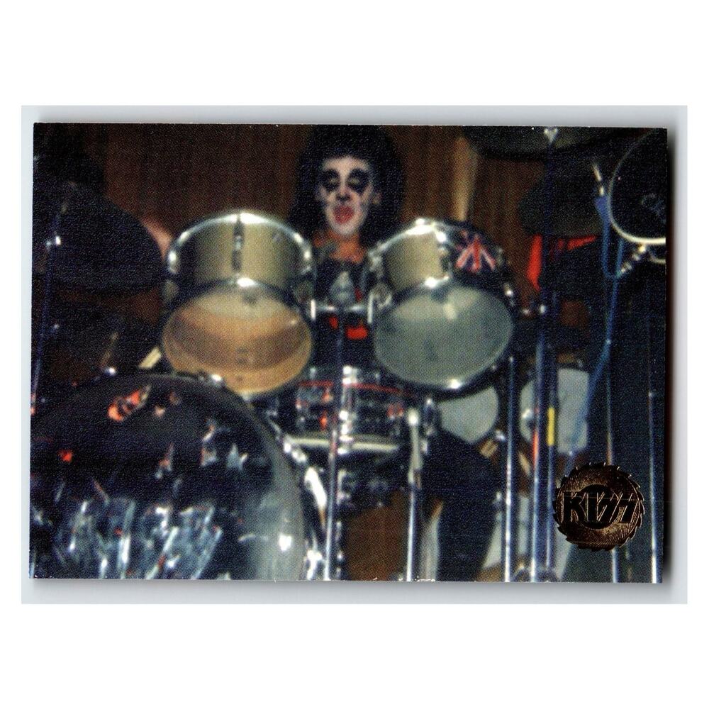 KISS Peter Criss 1997 Kisstory KISS Catalog 14 Music Card